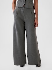 Gap Grey CashSoft Pleated Trousers - Image 2 of 7