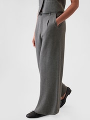 Gap Grey CashSoft Pleated Trousers - Image 4 of 7
