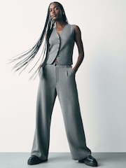 Gap Grey CashSoft Pleated Trousers - Image 6 of 7