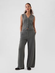Gap Grey CashSoft Waistcoat - Image 4 of 8
