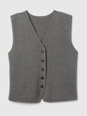 Gap Grey CashSoft Waistcoat - Image 8 of 8
