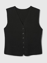 Negro - Chaleco de Cashsoft de Gap - Imagen 5 de 5