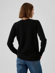 Gap Black Merino Wool Cardigan - Image 2 of 5