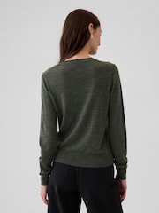 Gap Grey Merino Wool Crew Neck Jumper - Image 2 of 5