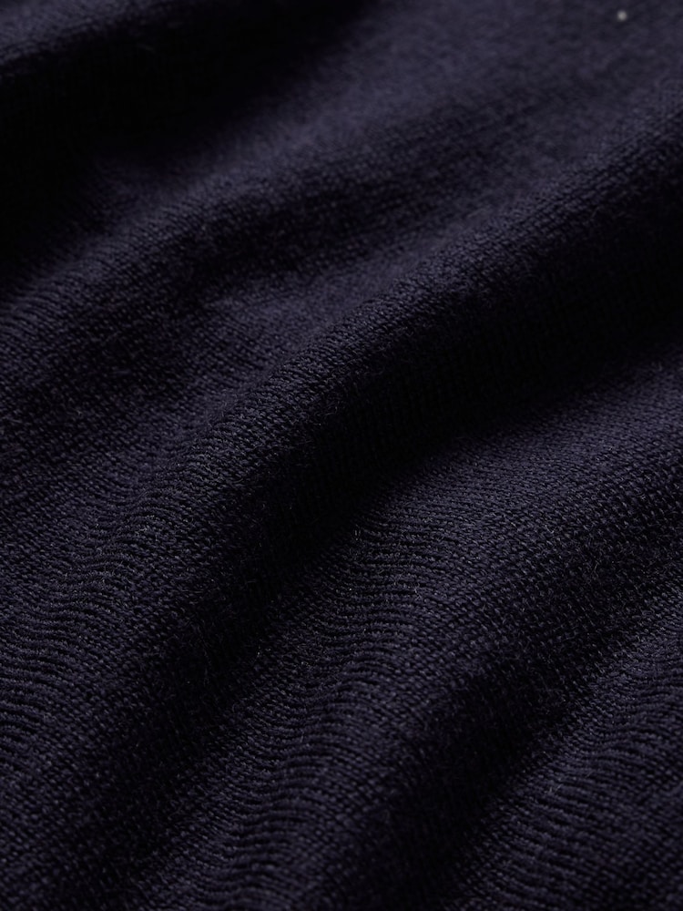 Azul marino - Suéter con cuello alto de lana merino de Gap - Imagen 5 de 5