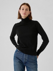 Gap Black Merino Wool Turtle Neck Jumper - Image 1 of 4