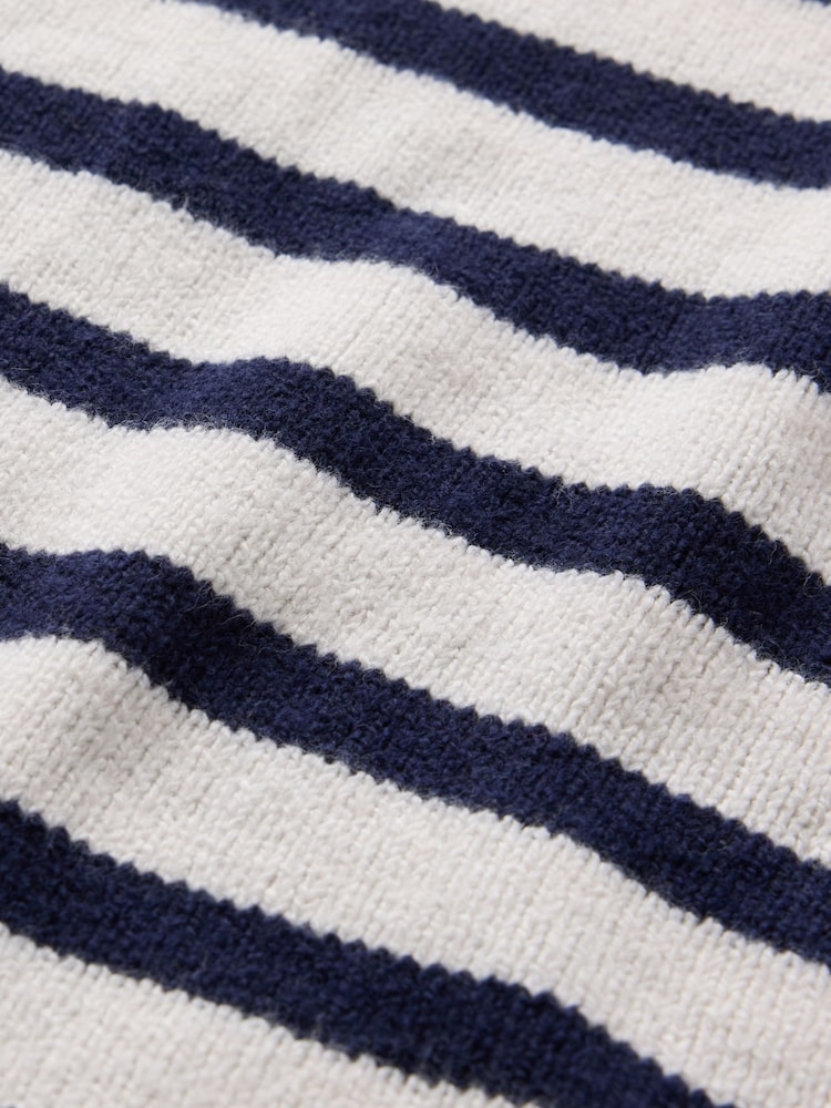Gap White/Black Stripe CashSoft Crew Neck Jumper - Image 5 of 5