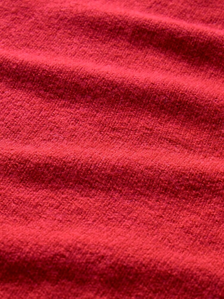 Gap Red CashSoft Textured Crew Neck Jumper - Image 5 of 5