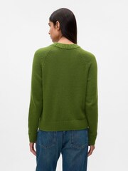 Gap Lime Green CashSoft Textured Crew Neck Jumper - Image 2 of 5