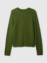 Gap Lime Green CashSoft Textured Crew Neck Jumper - Image 4 of 5