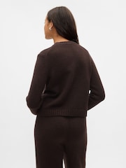 Gap Brown CashSoft Long Sleeve Crew Neck Cardigan - Image 2 of 5