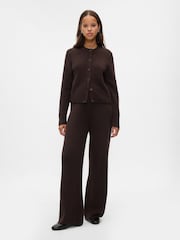 Gap Brown CashSoft Long Sleeve Crew Neck Cardigan - Image 3 of 5