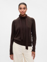 Gap Brown CashSoft Skinny Scarf - Image 1 of 3