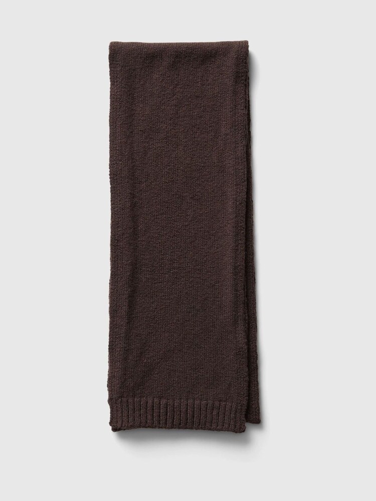 Gap Brown CashSoft Skinny Scarf - Image 2 of 3 Gap Brown CashSoft Skinny Scarf - Image 2 of 3