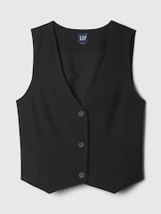Черный - Gap укороченный жилет - Image 4 of 4