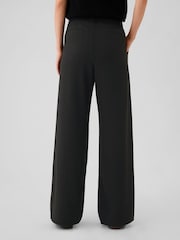 Gap Black 365 High Waisted Brushed Twill Pleated Trousers - Image 3 of 5