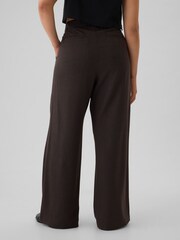 Gap Brown 365 High Waisted Brushed Twill Pleated Trousers - Image 6 of 8