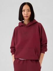 Gap Burgundy Red Vintage Logo Soft Hoodie - Image 1 of 5