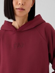 Gap Burgundy Red Vintage Logo Soft Hoodie - Image 4 of 5