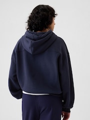 Gap Blue Vintage Soft Cropped Hoodie - Image 2 of 4
