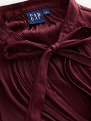 Gap Long Sleeve Satin Midi Dress - Bild 3 von 3
