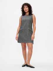 Gap Grey Shift Mini Dress - Image 1 of 5