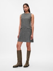 Gap Grey Shift Mini Dress - Image 2 of 5