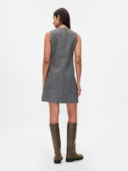Gap Grey Shift Mini Dress - Image 3 of 5