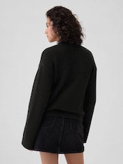 Gap Black V-Neck Pocket Cardigan - Image 2 of 5