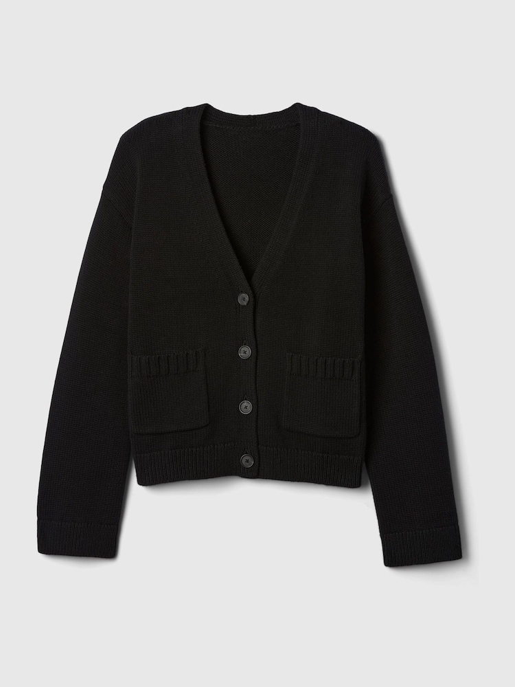 Gap Black V-Neck Pocket Cardigan - Image 5 of 5