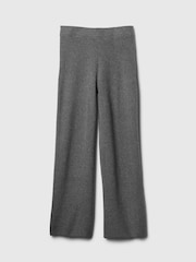 Gap Grey CashSoft Shaker-Stitch Knit Trousers - Image 5 of 5