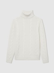 Reiss Smithers Atelier Cabled-Cashmere Roll-Neck Jumper - Bild 2 von 6