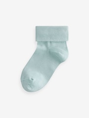 Multi 5 Pack Cotton Rich Roll top Ankle Socks - Image 3 of 8