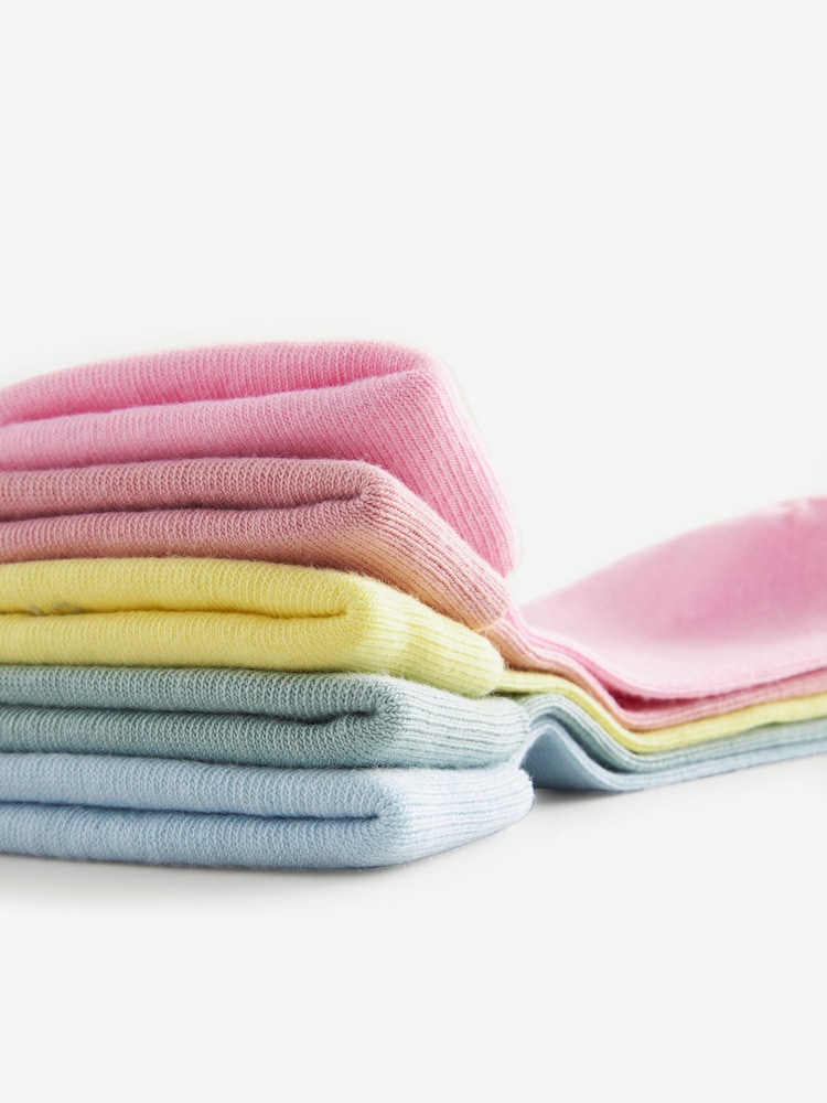 Multi 5 Pack Cotton Rich Roll top Ankle Socks - Image 8 of 8