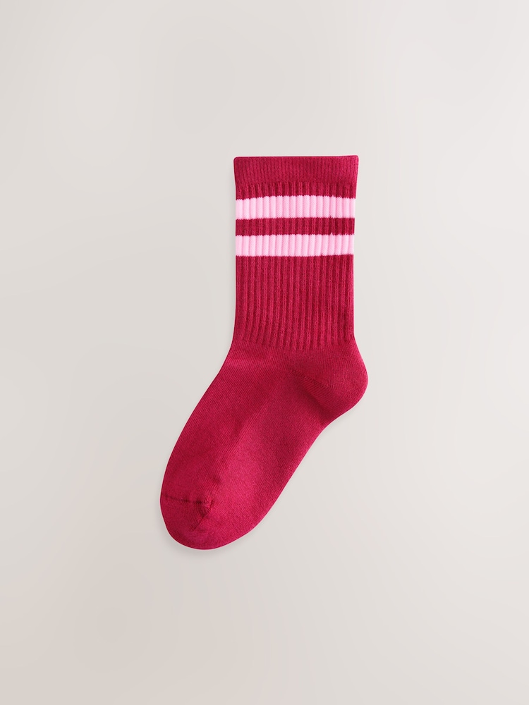 Multi 4 Pack Cotton Rich Cushioned Sole Ankle Socks - Image 6 of 8