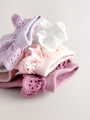 Mehrfarbig - 4 Pack Cotton Rich Ruffle Frill Ankle Socks - Bild 3 von 3
