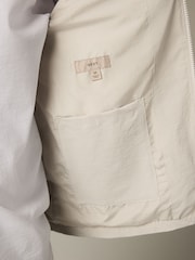 Ecru Stretch Technical Shacket - Image 7 of 7