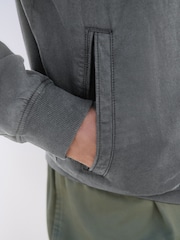 Azul - bomber TENCEL ™ Linen Blend e liocel Jacket - Imagem 8 de 8
