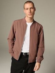Purple Shower Resistant Bomber Jacket - Image 1 of 7
