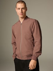 Purple Shower Resistant Bomber Jacket - Image 2 of 7