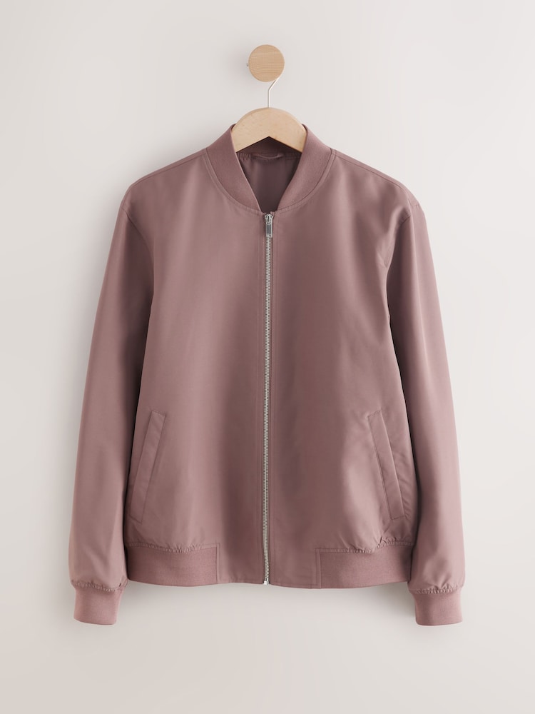 Purple Shower Resistant Bomber Jacket - Image 8 of 11