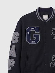 Gap, College-Bomberjacke aus Wollmischung mit Logo - Bild 10 von 10