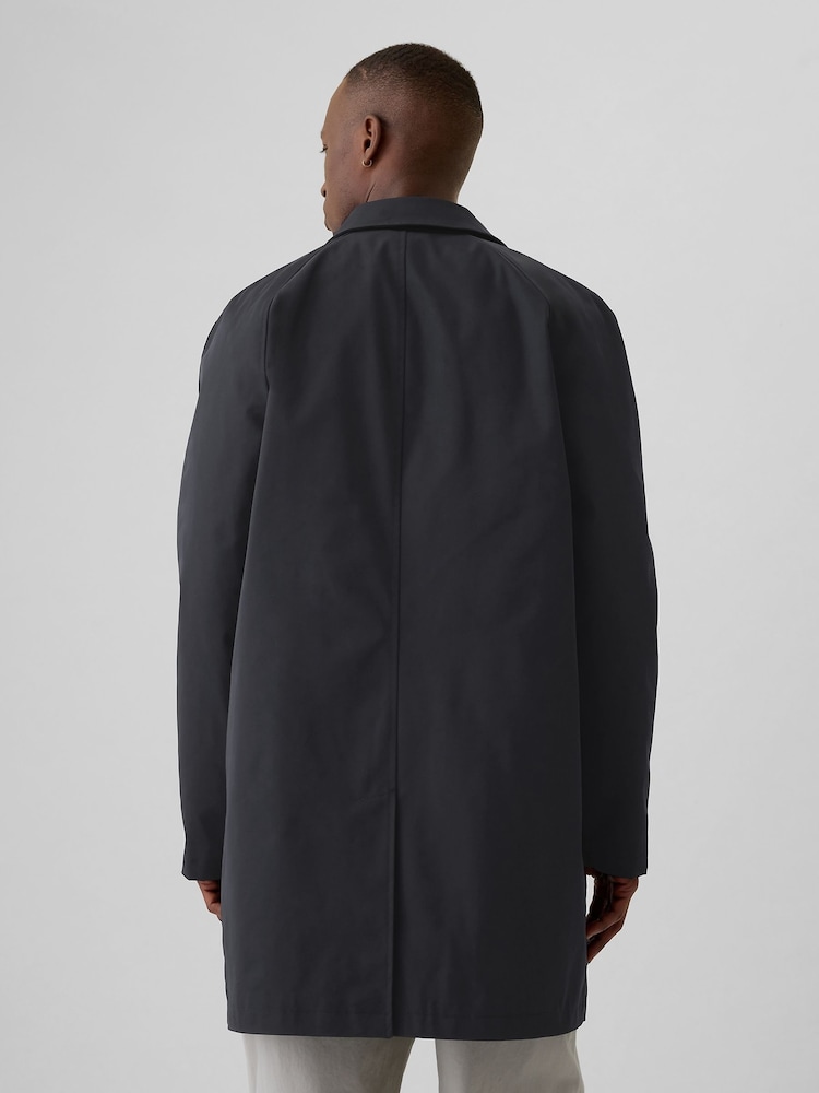 Gap Blue Mac Rain Coat - Image 2 of 5