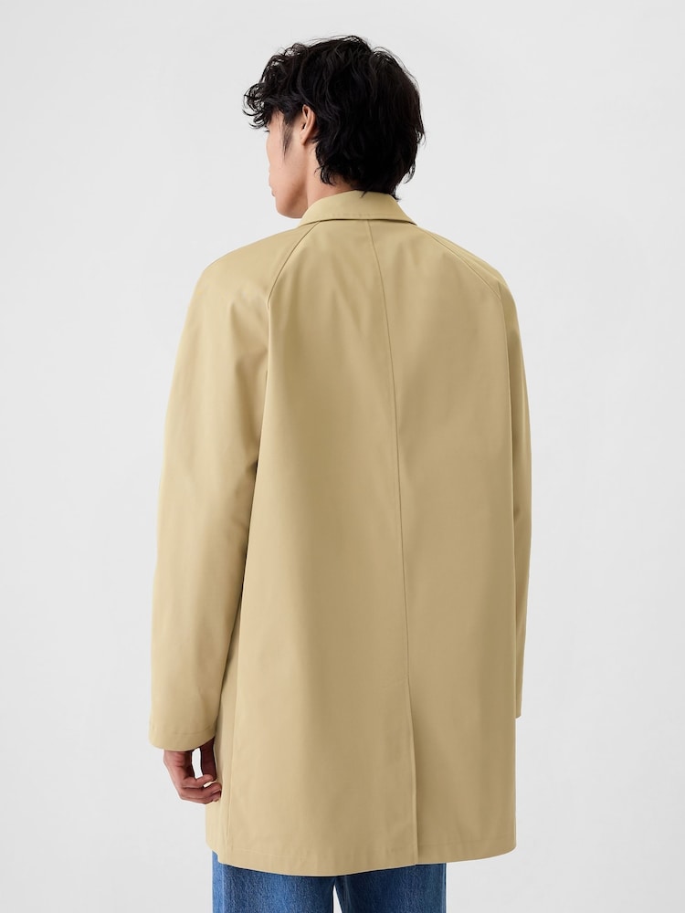 Gap Cream Mac Rain Coat - Image 2 of 5