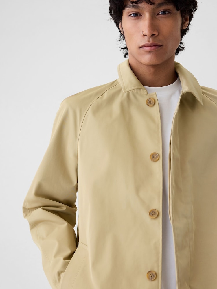 Gap Cream Mac Rain Coat - Image 3 of 5