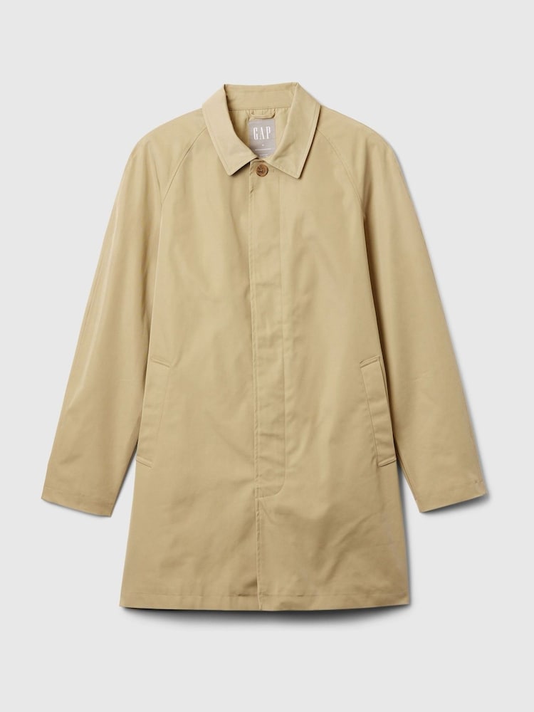 Gap Cream Mac Rain Coat - Image 5 of 5