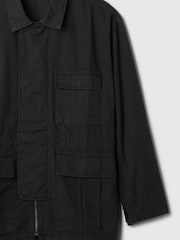 Gap Black Ripstop Utility Jacket - Image 5 of 5