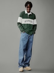 Gap Green Rugby Polo Shirt - Image 2 of 9