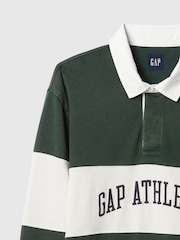 Gap Green Rugby Polo Shirt - Image 9 of 9