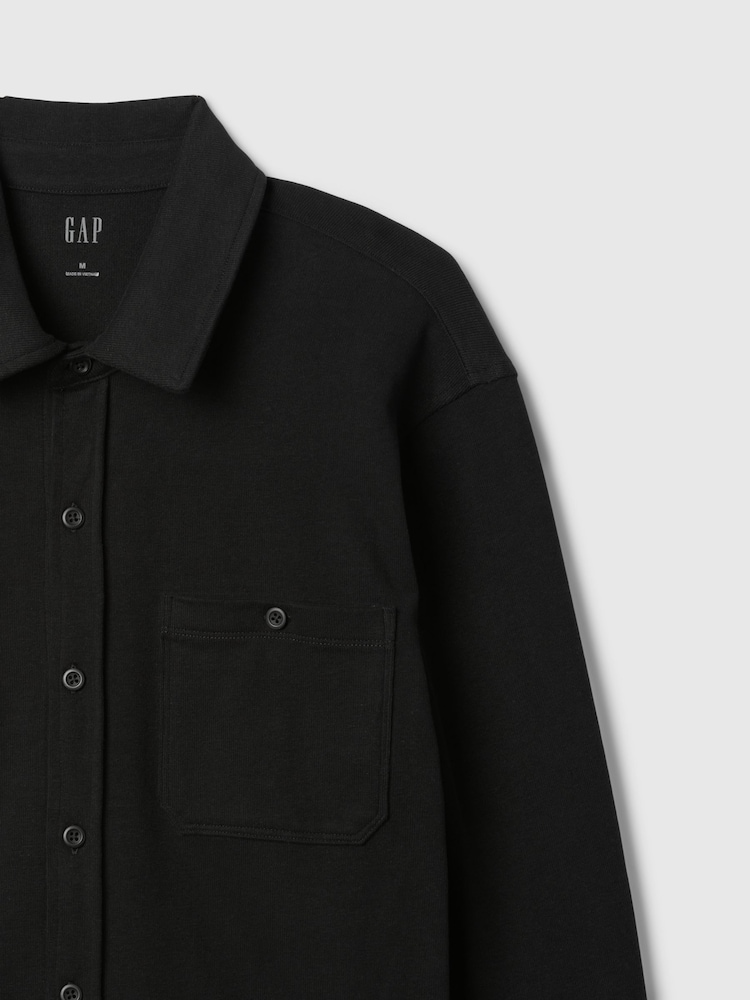 Gap Black Jersey Long Sleeve Shirt - Image 5 of 5